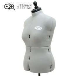 Манекен раздвижной женский Adjustoform Celine Plus M р.48-58 Silver Grey