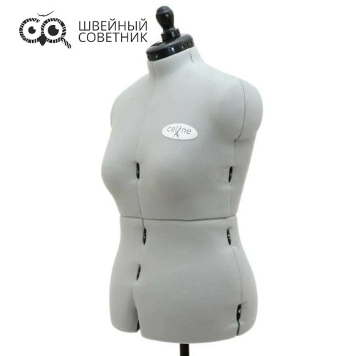 Манекен раздвижной женский Adjustoform Celine Plus M р.48-58 Silver Grey в Минске