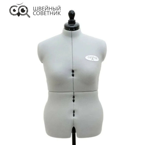 Манекен раздвижной женский Adjustoform Celine Plus M р.48-58 Silver Grey в Минске