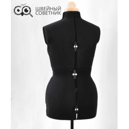 Манекен раздвижной женский Adjustoform Lady Valet M р.48-58 Black