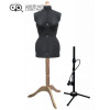 Манекен раздвижной женский Adjustoform Lady Valet M р.48-58 Black в Минске