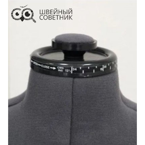 Манекен раздвижной подростковый женский Adjustoform My Double XS р.38-46 Grey в Минске