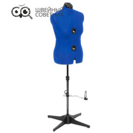 Манекен раздвижной женский Adjustoform Tailormade M р.48-58 Sapphire Blue