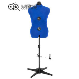 Манекен раздвижной женский Adjustoform Tailormade M р.48-58 Sapphire Blue