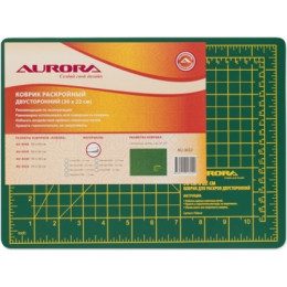 Коврик раскройный двухсторонний Aurora AU-3022, 30х22 см 