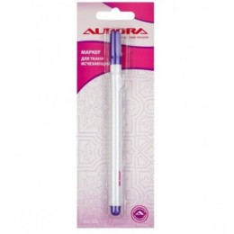 Маркер для ткани исчезающий, фиолетовый Aurora AU-306