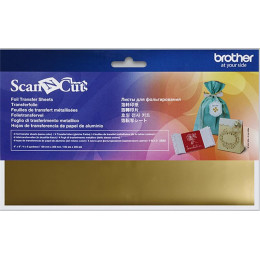 Листы для фольгирования (золотой) Brother CAFTSGLD1