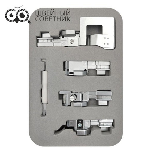 Универсальный набор лапок для оверлока Chayka EL-1750 в Минске
