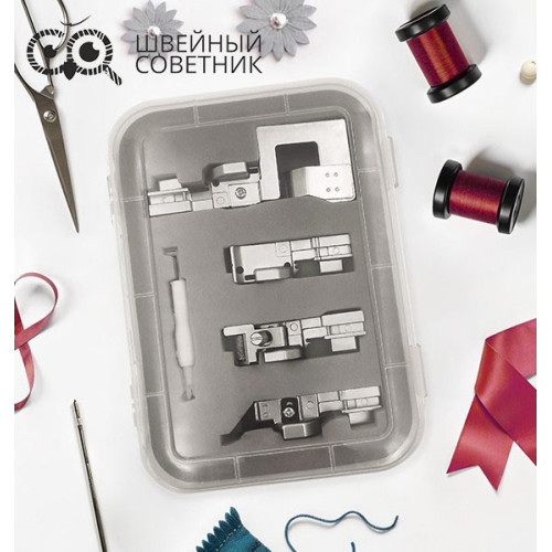 Универсальный набор лапок для оверлока Chayka EL-1750 в Минске