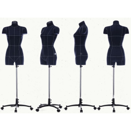 Манекен женский портновский Chayka Anna + стойка Ретро, р. 44-46 