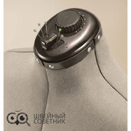 Манекен раздвижной женский Chayka FlexForm «L» р. 54-64, серый