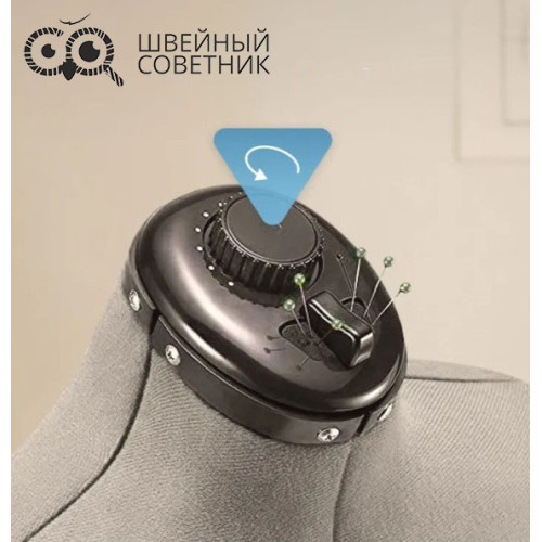 Манекен раздвижной женский Chayka FlexForm «M» р. 50-58, серый в Минске