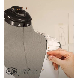 Манекен раздвижной женский Chayka FlexForm «M» р. 50-58, серый