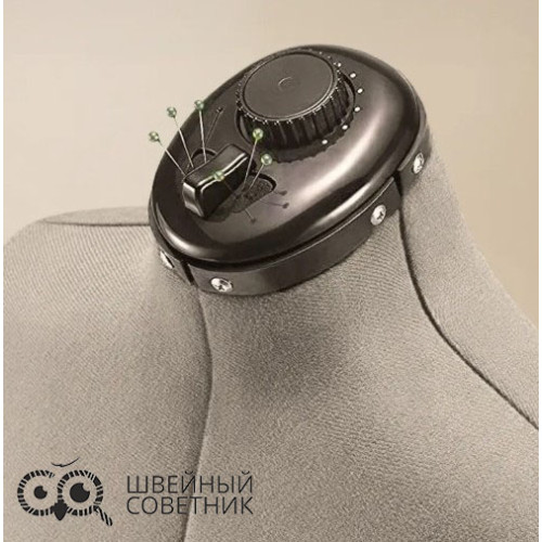 Манекен раздвижной женский Chayka FlexForm «S» р. 42-50, серый в Минске