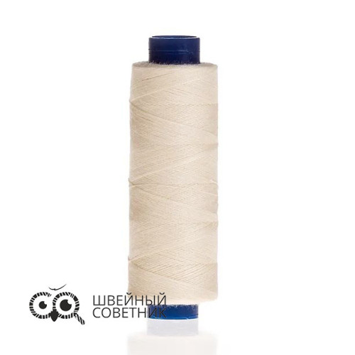 Нитки швейные (полиэстер) 40/2 Gamma 183 м 200 я, №126 кремовый (1 шт.) в Минске