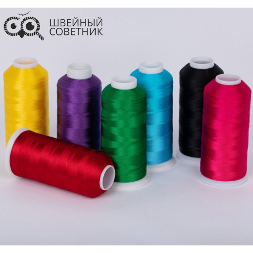 Нитки вышивальные Gamma V120/2, вискоза 5000 ярд. (1 шт.) в Минске