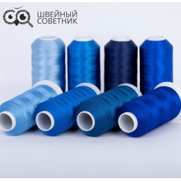 Нитки вышивальные Gamma V120/2, вискоза 5000 ярд. (1 шт.)