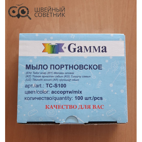 Мыло портновское Gamma TC-S100 4 цвета (100 шт.) в Минске