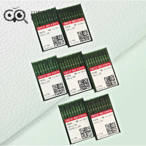 Иглы промышленные Groz-Beckert 134 LL №110 10 шт. в Минске