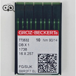 Иглы промышленные Groz-Beckert DBx1 №90 SUK 10 шт.