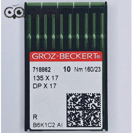 Иглы промышленные Groz-Beckert DPx17 №160 R 10 шт.