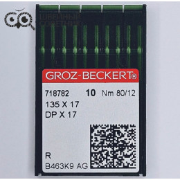 Иглы промышленные Groz-Beckert DPx17 №80 R 10 шт.