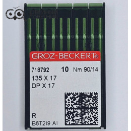 Иглы промышленные Groz-Beckert DPx17 №90 R 10 шт.