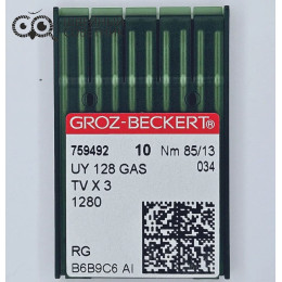 Иглы промышленные Groz-Beckert UYx128 GAS №85 RG 10 шт.