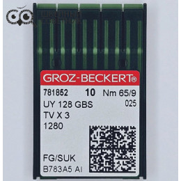Иглы промышленные Groz-Beckert UYx128 GBS №65 SUK 10 шт.