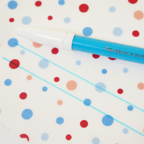 Маркер для ткани стираемый, голубой 1 шт. Hemline в Минске