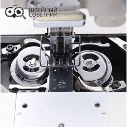 Двухигольная прямострочная  промышленная швейная машина Jack JK-58420J-405E