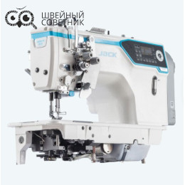 Двухигольная прямострочная  промышленная швейная машина Jack JK-58450J-A-105