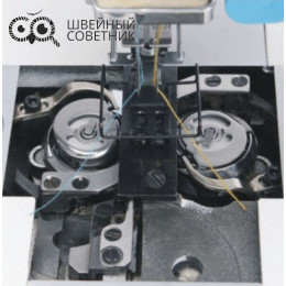 Двухигольная прямострочная  промышленная швейная машина Jack JK-58450J-A-105