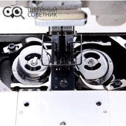 Двухигольная прямострочная  промышленная швейная машина Jack JK-58750В-A-005C