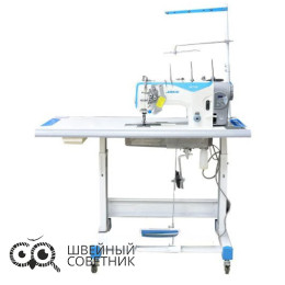 Двухигольная прямострочная  промышленная швейная машина Jack JK-58750В-A-005C