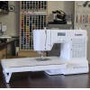 Приставной столик для бытовых швейных машин Leader моделей Royal Stitch 450E, Majestic 250E/395E (белый) в Минске