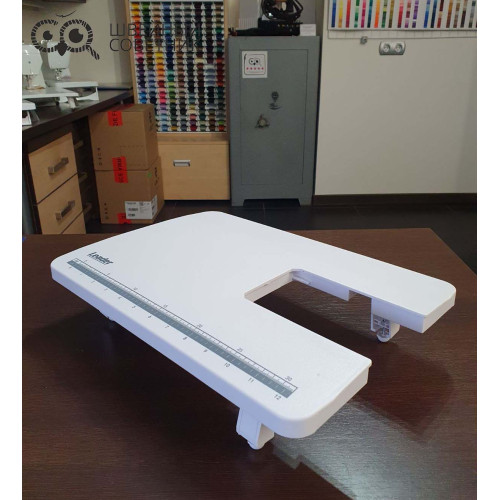 Приставной столик для бытовых швейных машин моделей Leader с горизонтальным челноком,100 Вт (белый) в Минске