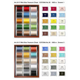 Вышивальные нитки Madeira Cotona №50 1000м  (1 шт.)