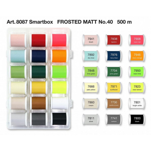 Вышивальные нитки Madeira FROSTED MATT №40 500м (1 шт.) в Минске