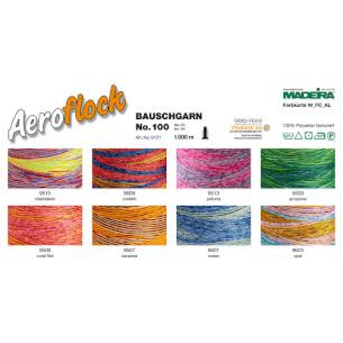 Нитки текстурированные Madeira AEROFLOCK Multicolor 1000м  (1 шт.)  в Минске
