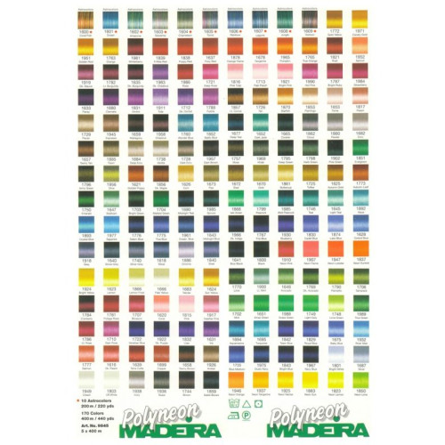 Вышивальные нитки Madeira POLYNEON №40 400м.  (1 шт.) в Минске