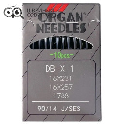Иглы промышленные Organ DBx1 SES №90 10 шт.