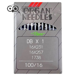 Иглы промышленные Organ DBx1 №100 10 шт.
