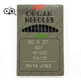 Иглы промышленные Organ DCx27 SES №90 10 шт.