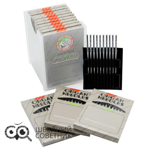 Иглы промышленные Organ DPx17 LR №100 10 шт. в Минске