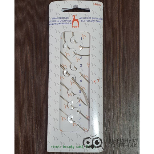 Иглы для шитья и ремонта Pony Repair Kit 14802 (7 шт.) в Минске
