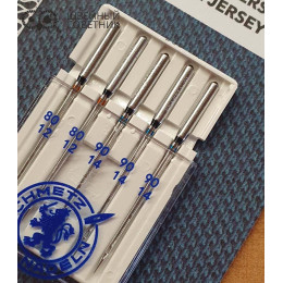 Набор игл джерси для оверлока и плоскошовных машин SCHMETZ №80-90 (5 шт) ELx705