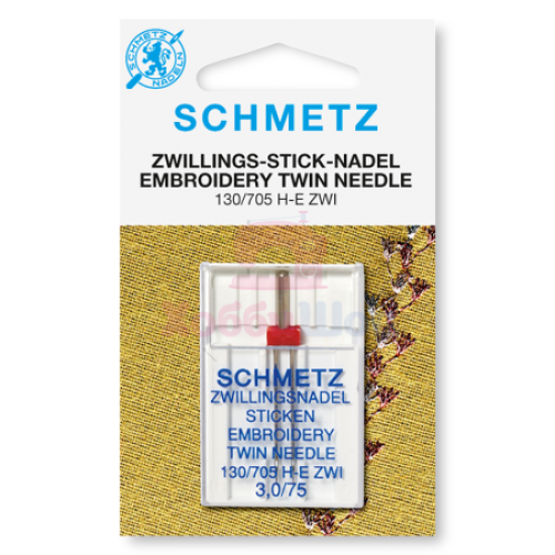 Игла для вышивки двойная SCHMETZ №75/3,0 (1 шт.) в Минске