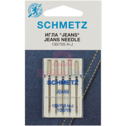 Набор игл джинс SCHMETZ JEANS №100 (5 шт.)