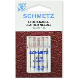 Набор игл кожа SCHMETZ LEDER LEATHER CUIR №110 (5 шт.)